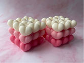 Heart Bubble Candle Mold
